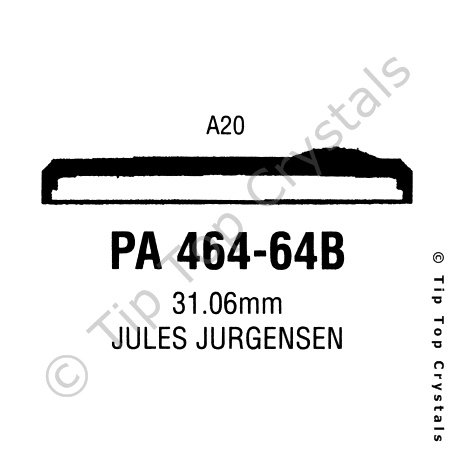 GS PA464-64B Watch Crystal