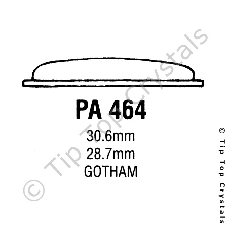 GS PA464 Watch Crystal