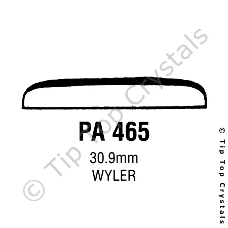 GS PA465 Watch Crystal