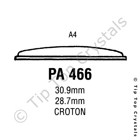 GS PA466 Watch Crystal