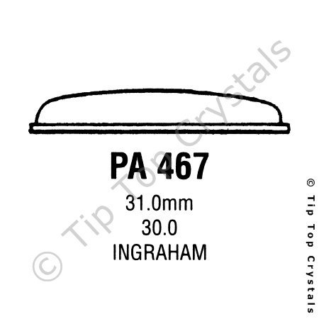 GS PA467 Watch Crystal