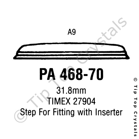 GS PA468-70 Watch Crystal