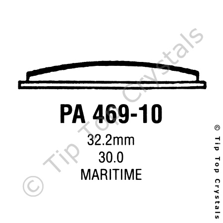 GS PA469-10 Watch Crystal