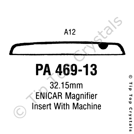 GS PA469-13 Watch Crystal