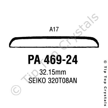 GS PA469-24 Watch Crystal