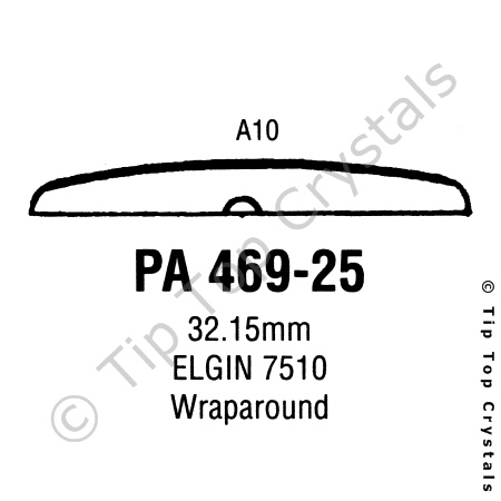 GS PA469-25 Watch Crystal