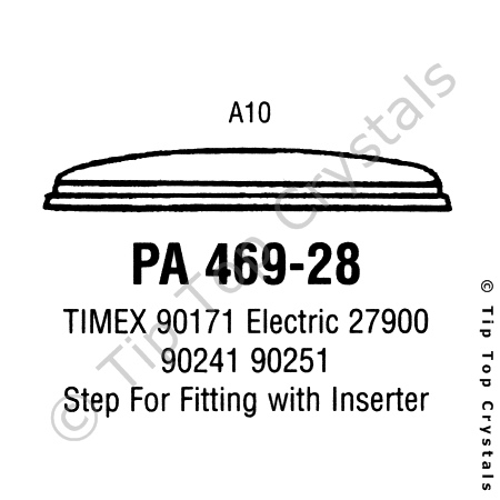 GS PA469-28 Watch Crystal