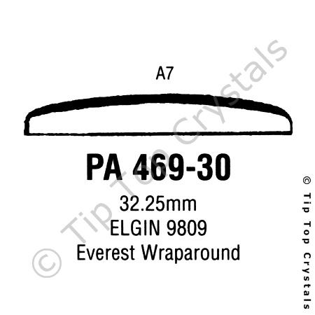 GS PA469-30 Watch Crystal