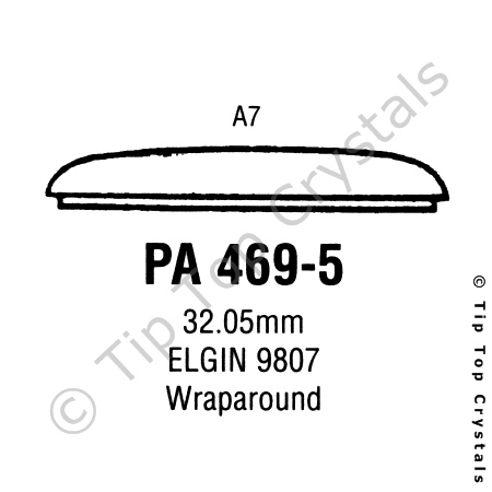 GS PA469-5 Watch Crystal