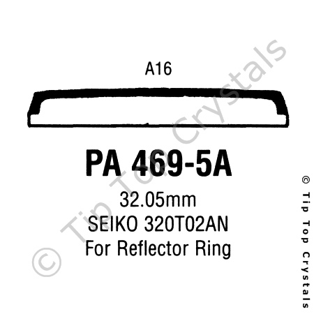 GS PA469-5A Watch Crystal
