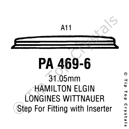 GS PA469-6 Watch Crystal