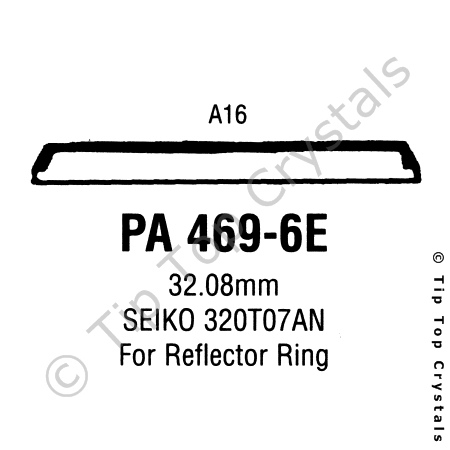 GS PA469-6E Watch Crystal