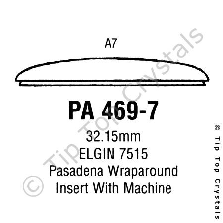 GS PA469-7 Watch Crystal