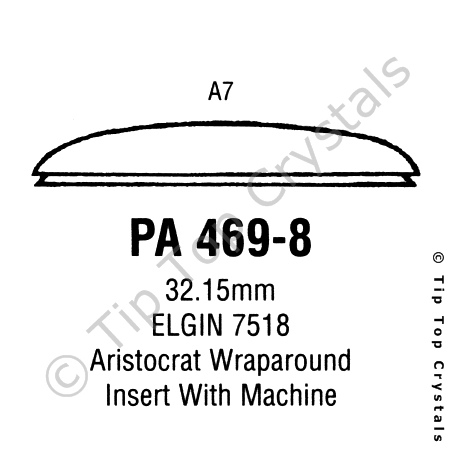GS PA469-8 Watch Crystal