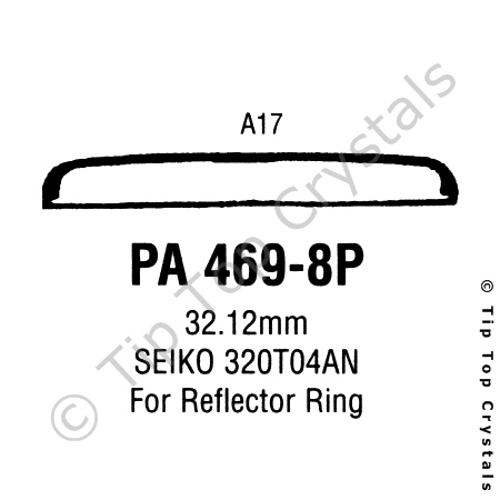 GS PA469-8P Watch Crystal