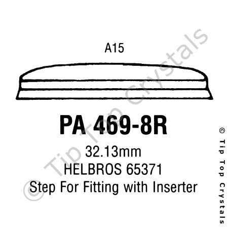 GS PA469-8R Watch Crystal