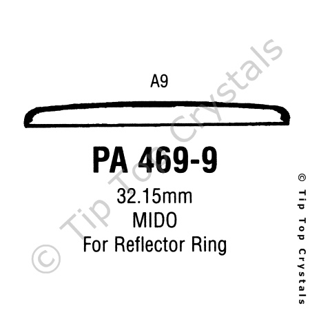 GS PA469-9 Watch Crystal