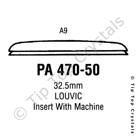 GS PA470-50 Watch Crystal