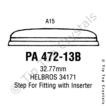 GS PA472-13B Watch Crystal