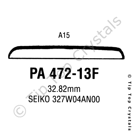 GS PA472-13F Watch Crystal