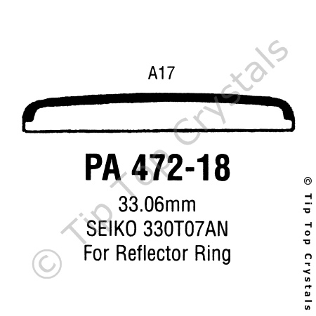 GS PA472-18 Watch Crystal