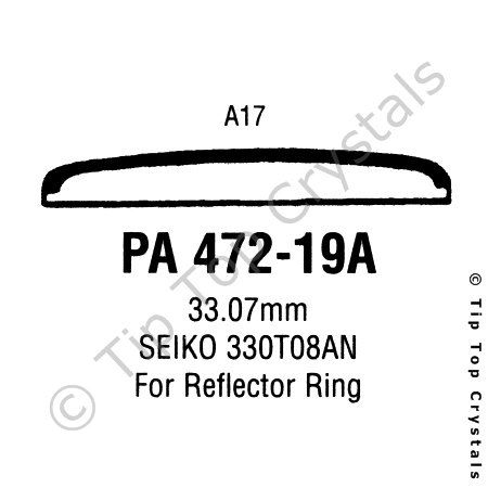 GS PA472-19A Watch Crystal