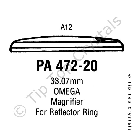 GS PA472-20 Watch Crystal