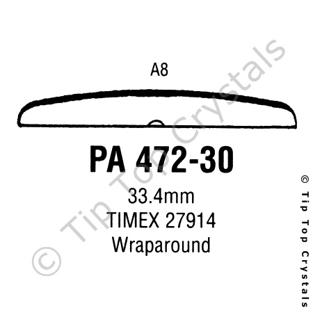 GS PA472-30 Watch Crystal