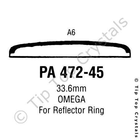 GS PA472-45 Watch Crystal
