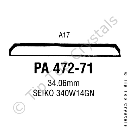 GS PA472-71 Watch Crystal