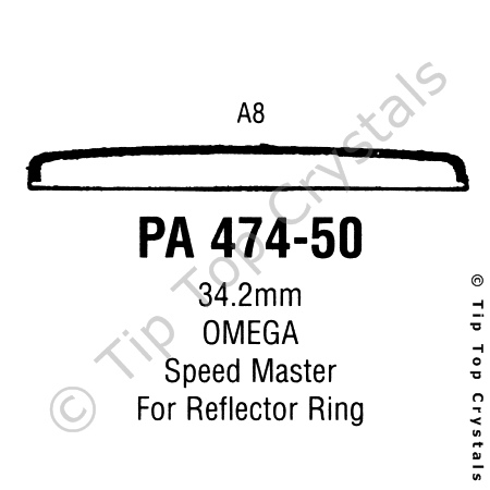 GS PA474-50 Watch Crystal