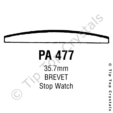 GS PA477 Watch Crystal