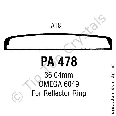 GS PA478 Watch Crystal