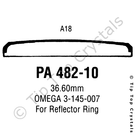 GS PA482-10 Watch Crystal