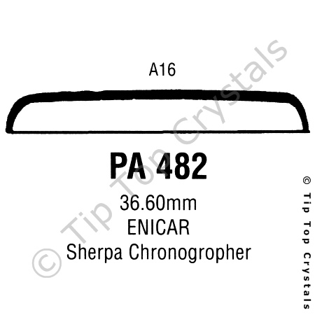 GS PA482 Watch Crystal