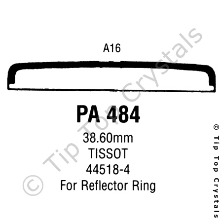 GS PA484 Watch Crystal