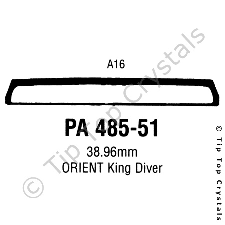 GS PA485-51 Watch Crystal