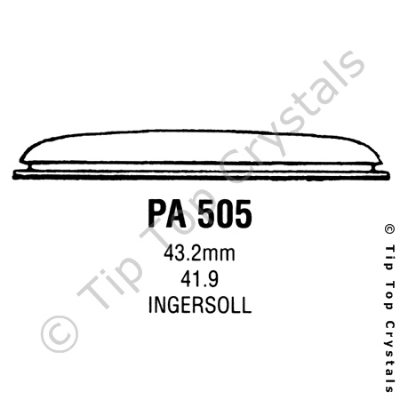 GS PA505 Watch Crystal