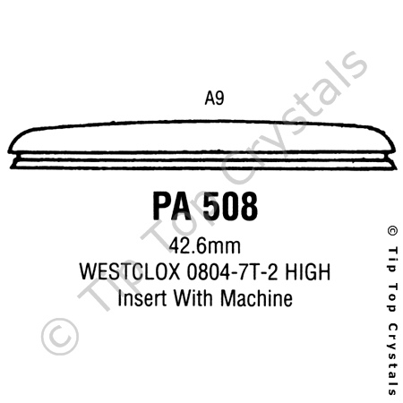 GS PA508 Watch Crystal