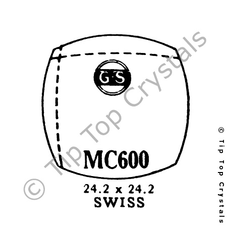 GS MC600 Watch Crystal