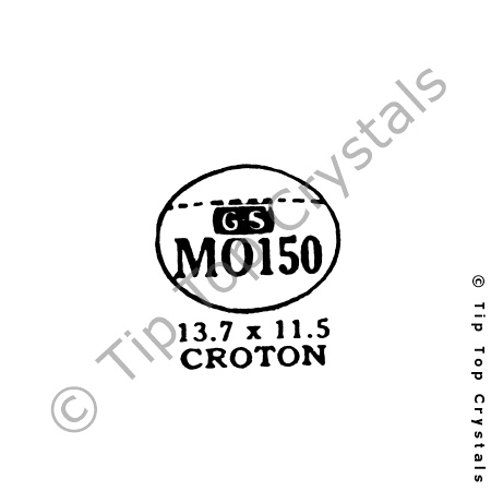 GS MO150 Watch Crystal