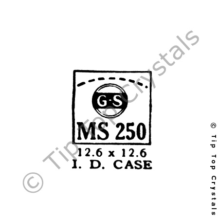 GS MS250 Watch Crystal
