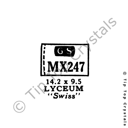 GS MX247 Watch Crystal