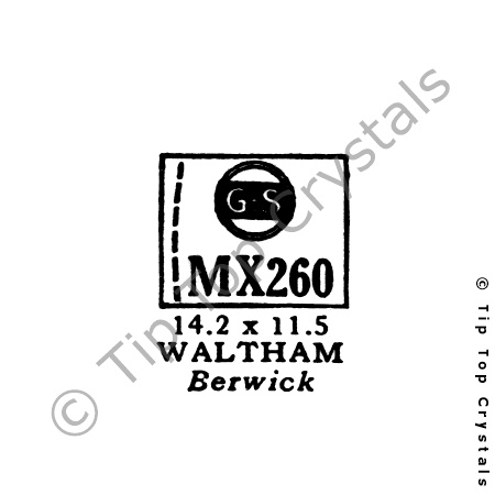 GS MX260 Watch Crystal