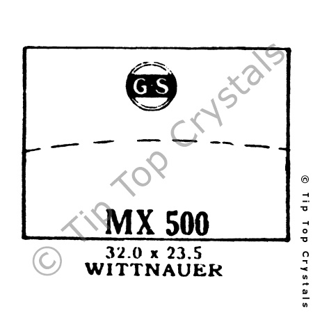 GS MX500 Watch Crystal