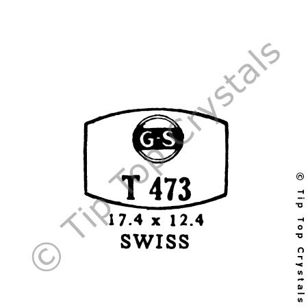 GS T473 Watch Crystal