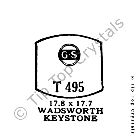 GS T495 Watch Crystal