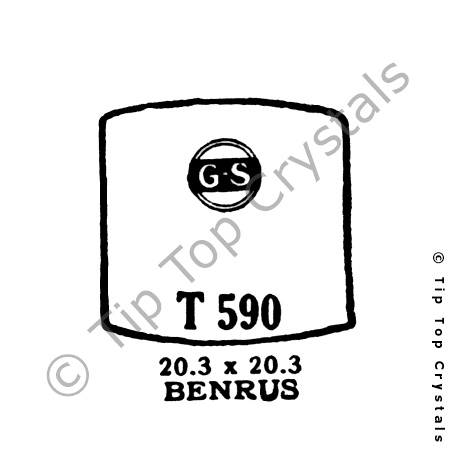 GS T590 Watch Crystal