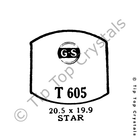 GS T605 Watch Crystal