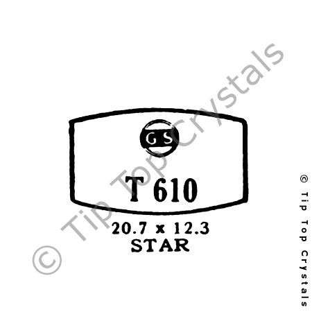 GS T610 Watch Crystal